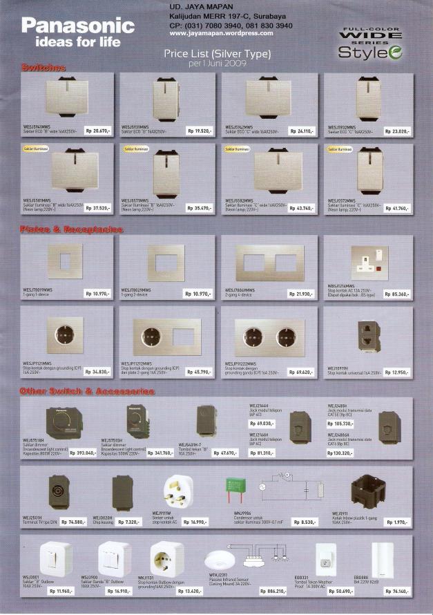 Panasonic Style Series - Silver Colour