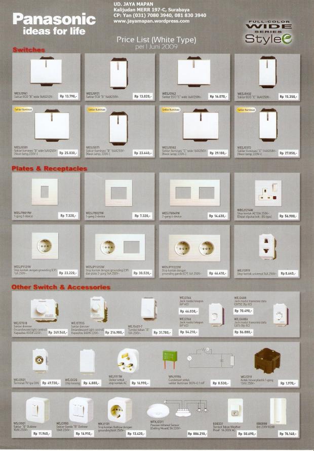 Panasonic Sytle Series - White Colour