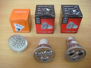 Halogen LED 1W/3W 220Volt